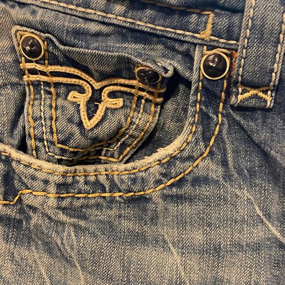 Rock Revival Straight Leg Jeans – Size 34 - Picture 4 of 7